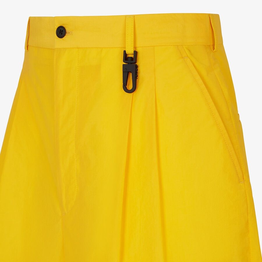 Yellow cotton pants - 3