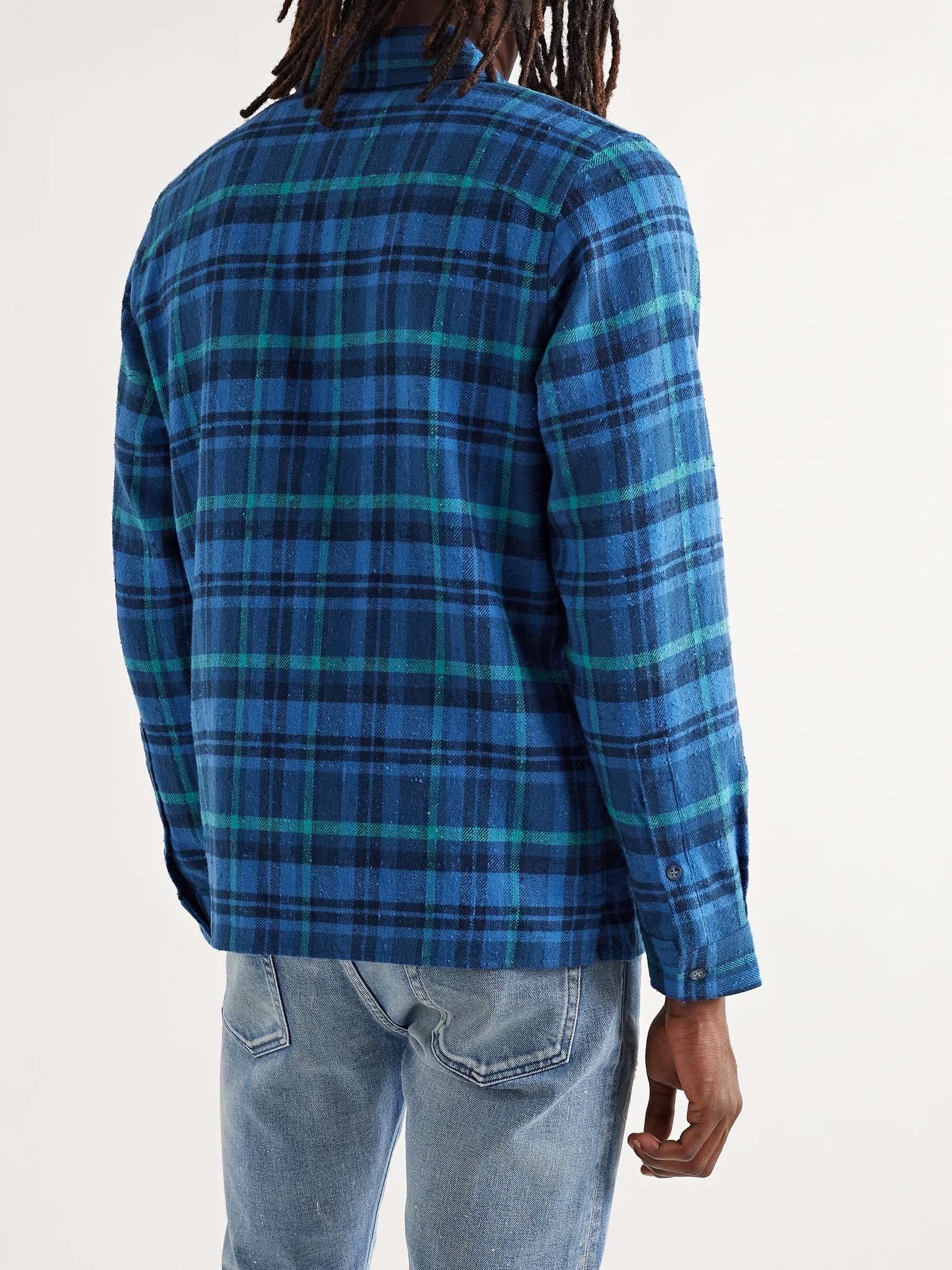 Checked Cotton-Flannel Shirt - 4