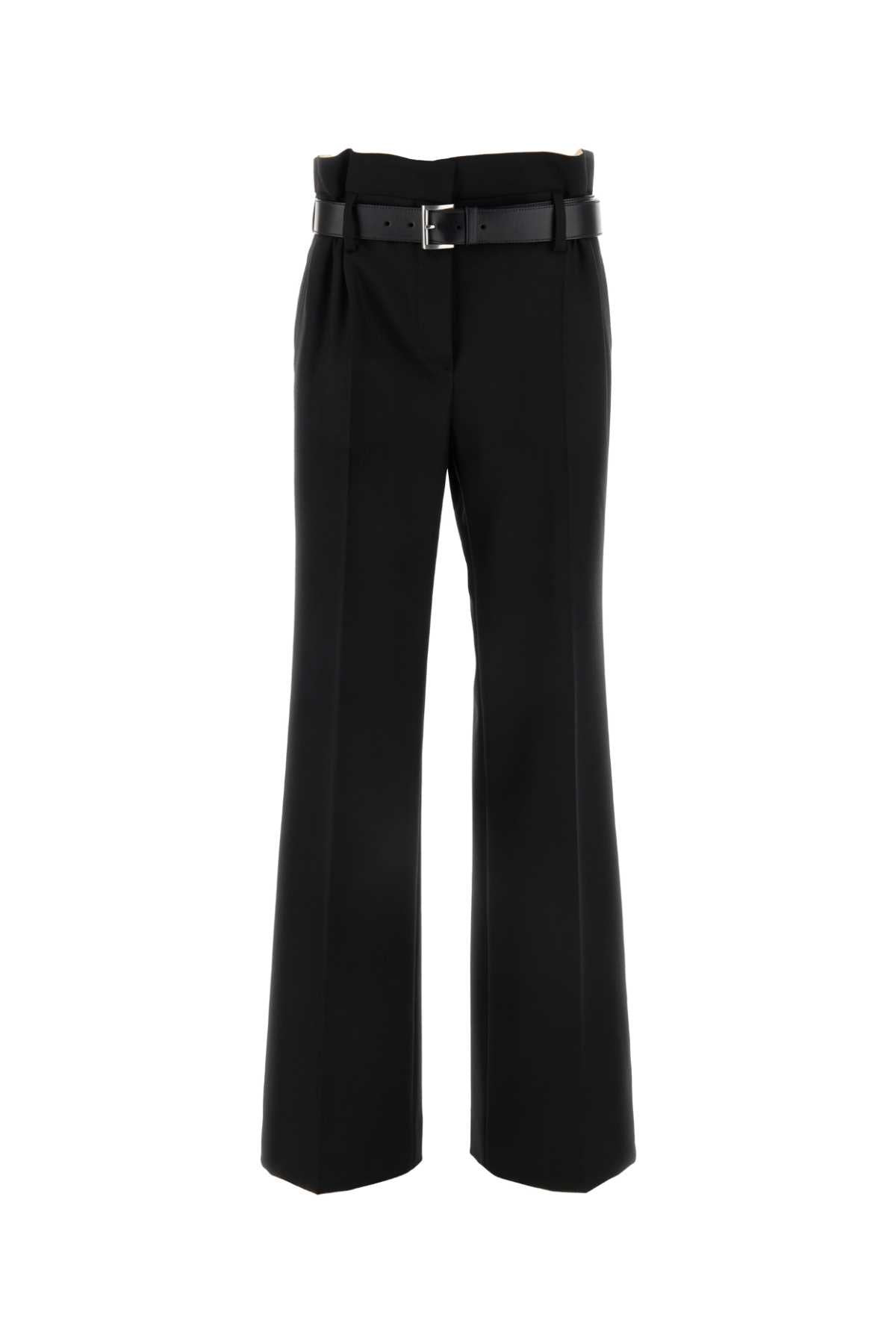 Prada Women Black Gabardine Pant - 1
