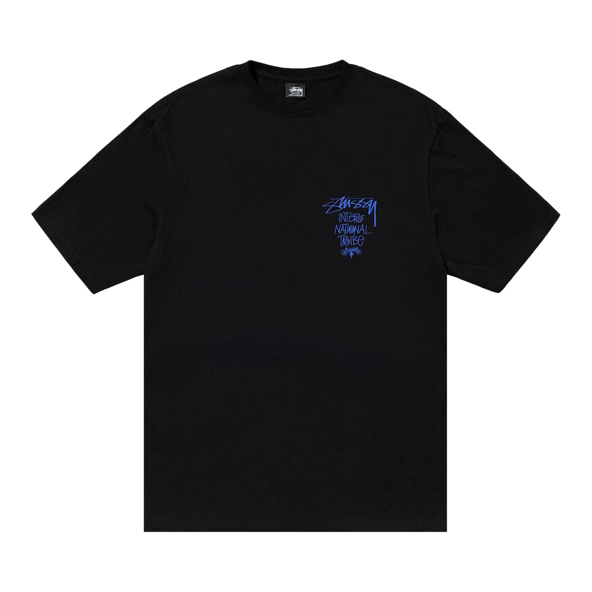 Stussy Tribe Stack Tee 'Black' - 1