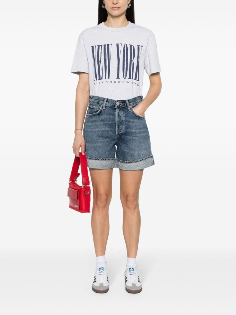 AGOLDE Dame denim shorts outlook