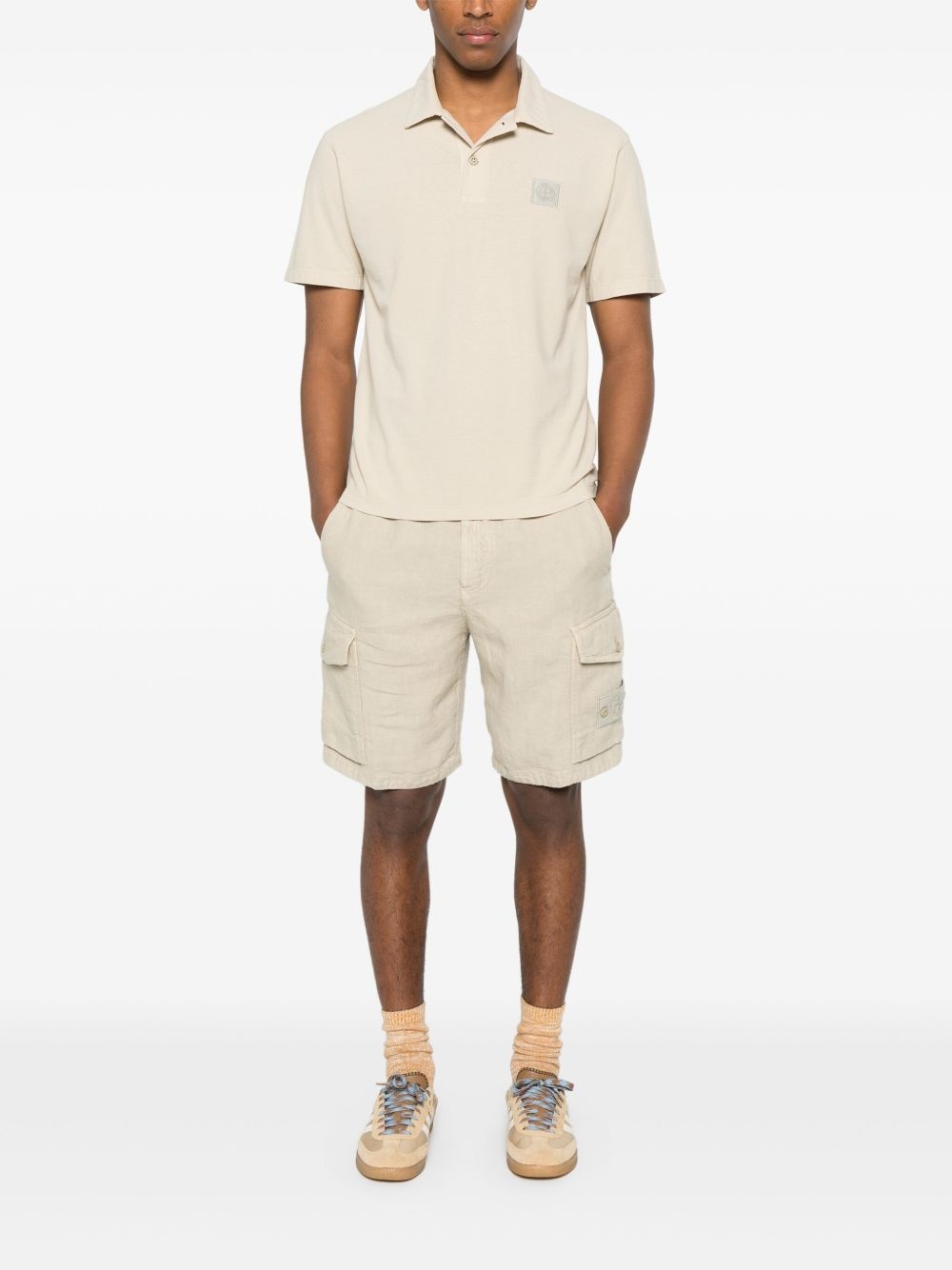Compass-badge shorts - 2
