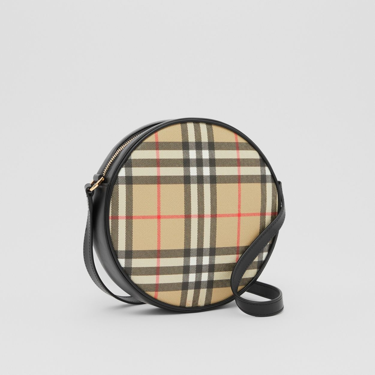 Vintage Check and Leather Louise Bag - 5