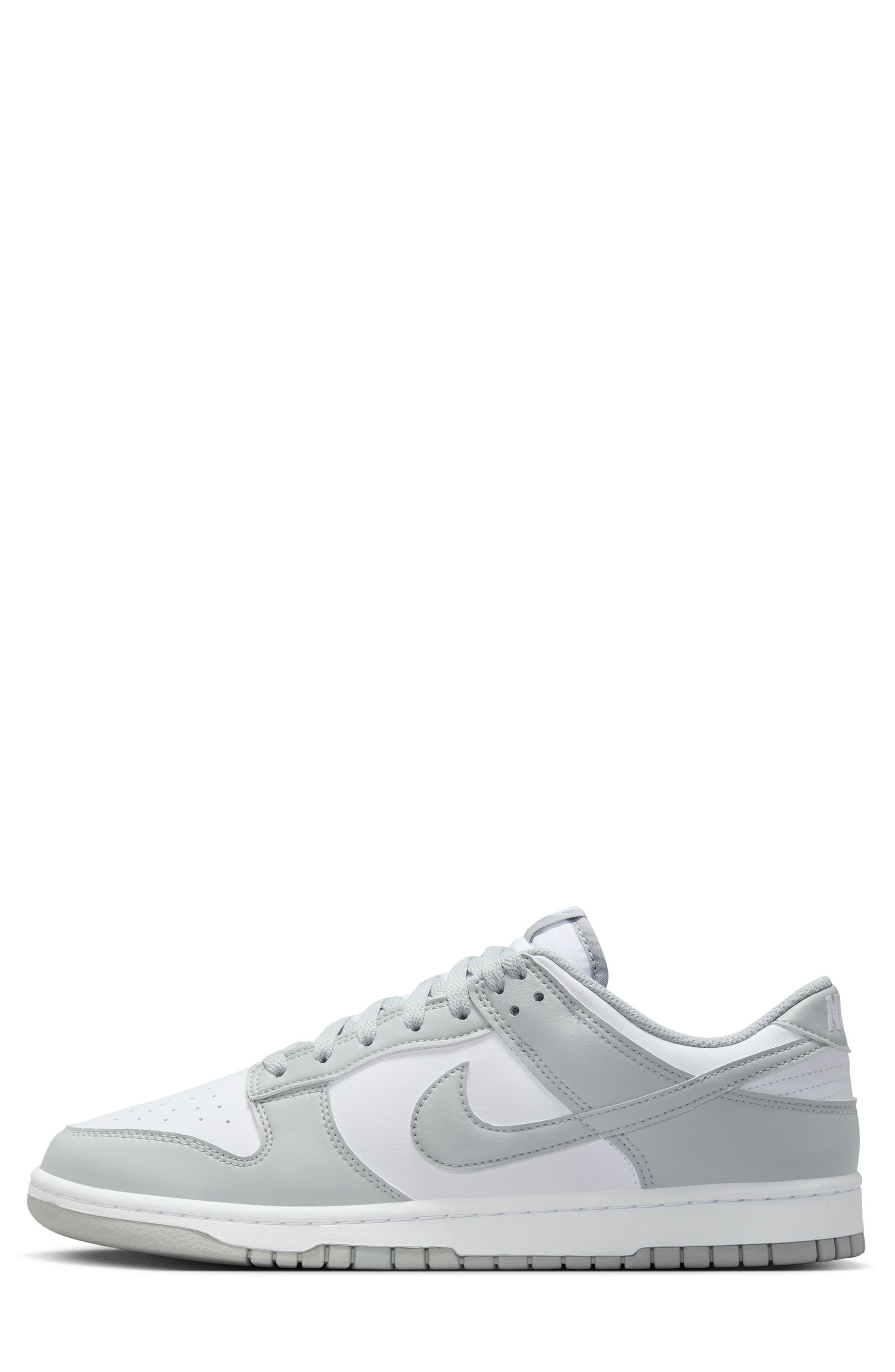 Nike Dunk Low Retro Basketball Sneaker in 105 White/ltskgy at Nordstrom - 2
