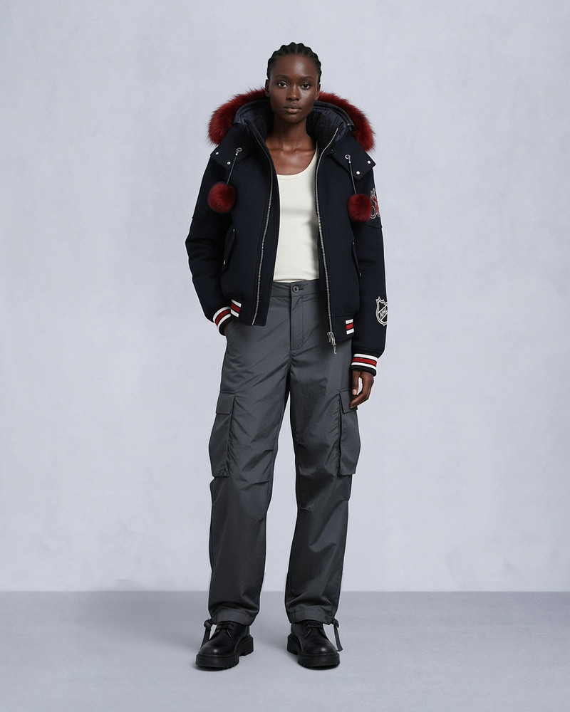 MOOSE KNUCKLES NHL X MOOSE KNUCKLES TEAM BOMBER JACKET outlook