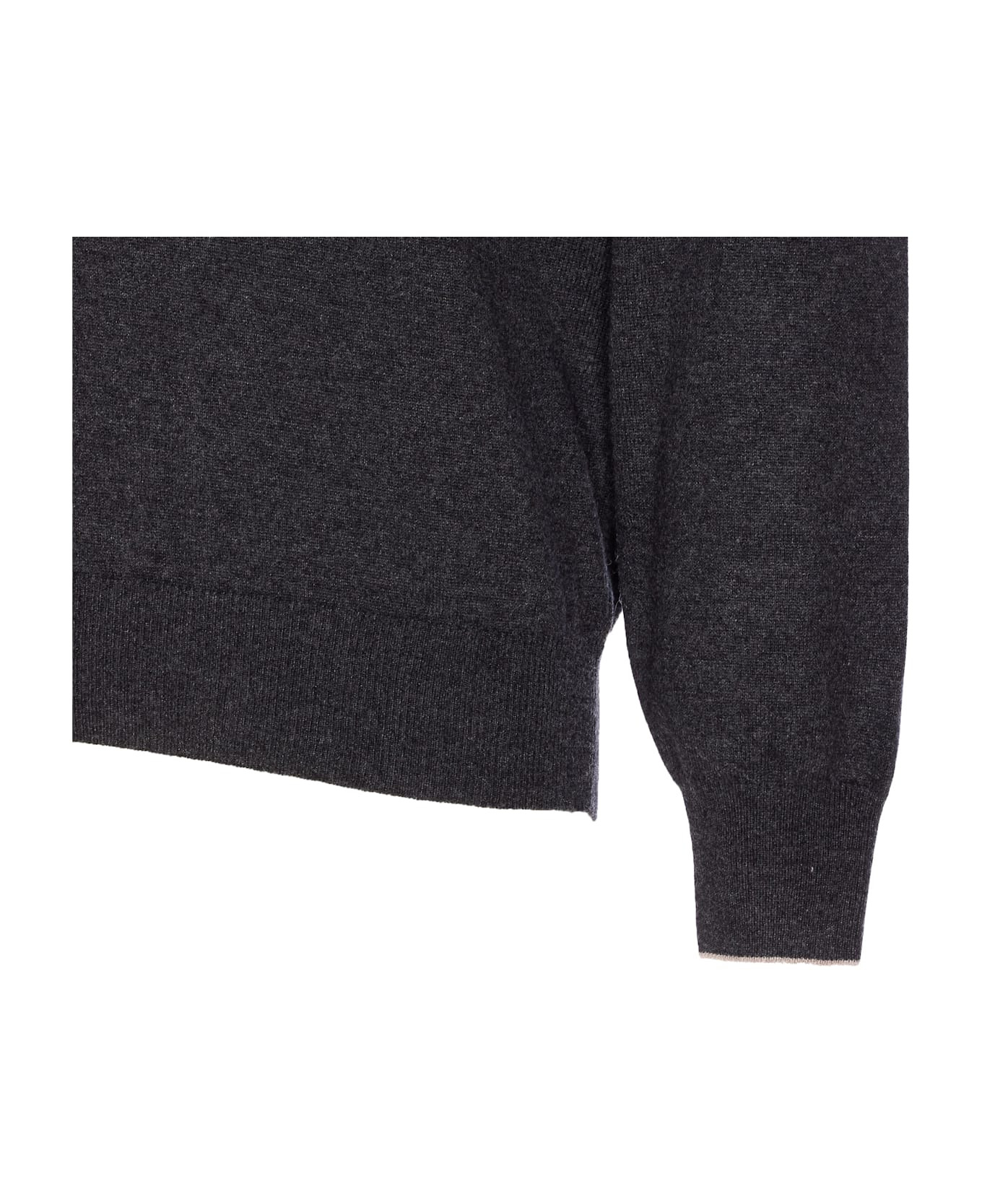 Half Zip Cashmere Sweater - 3
