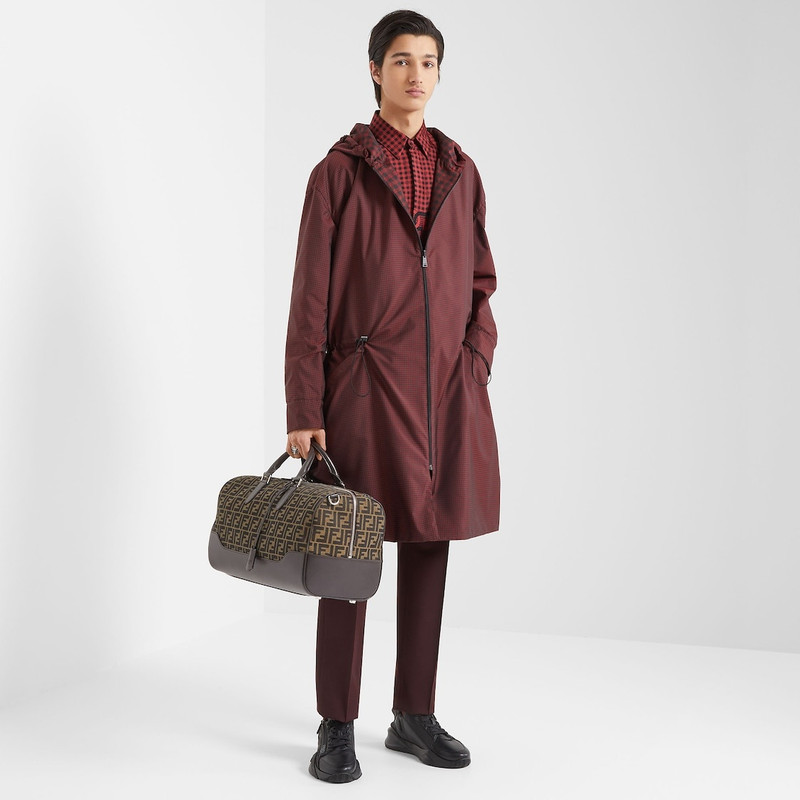 FENDI Red nylon parka outlook