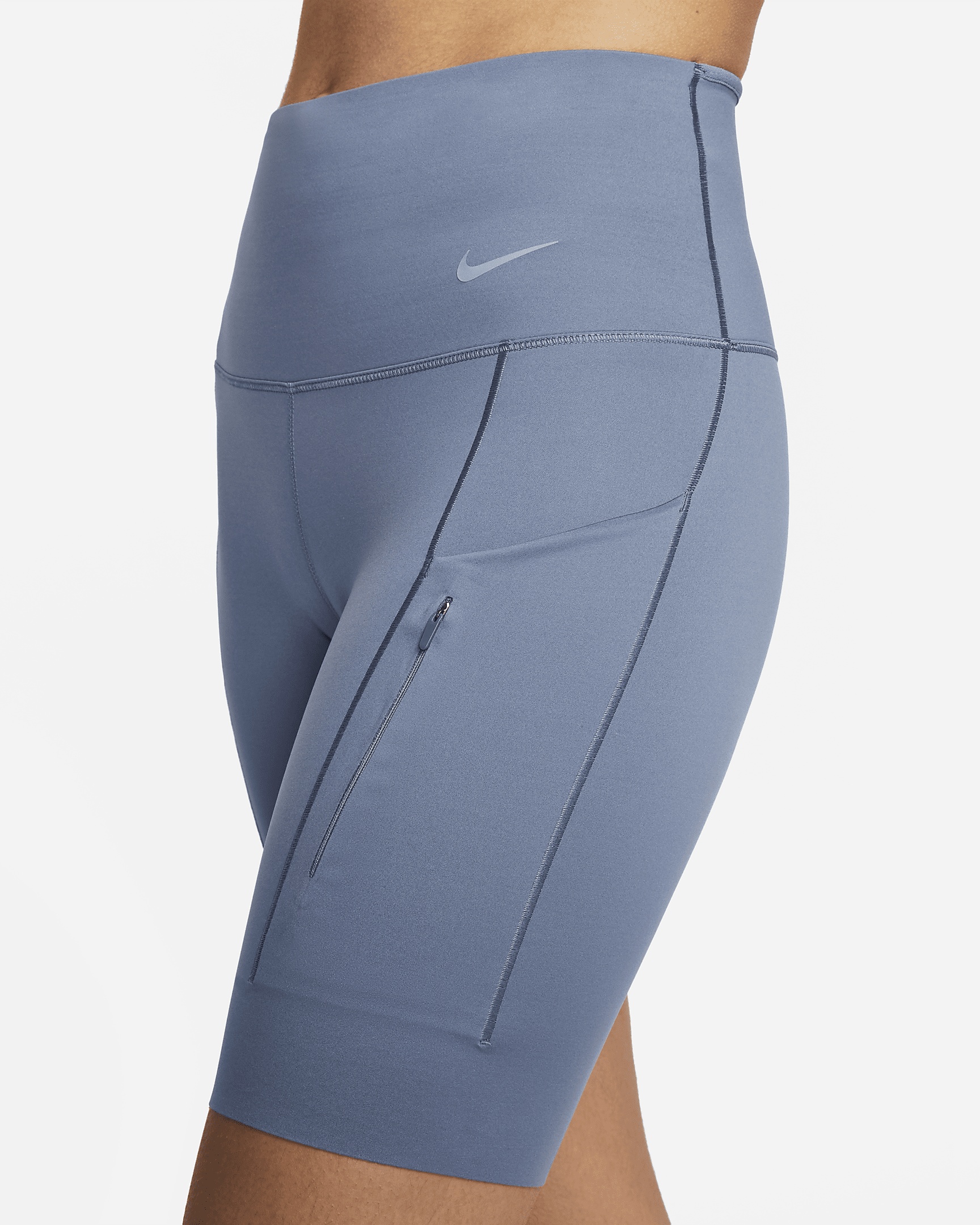 Nike Women's Go Firm-Support High-Waisted 8" Biker Shorts with Pockets - 4
