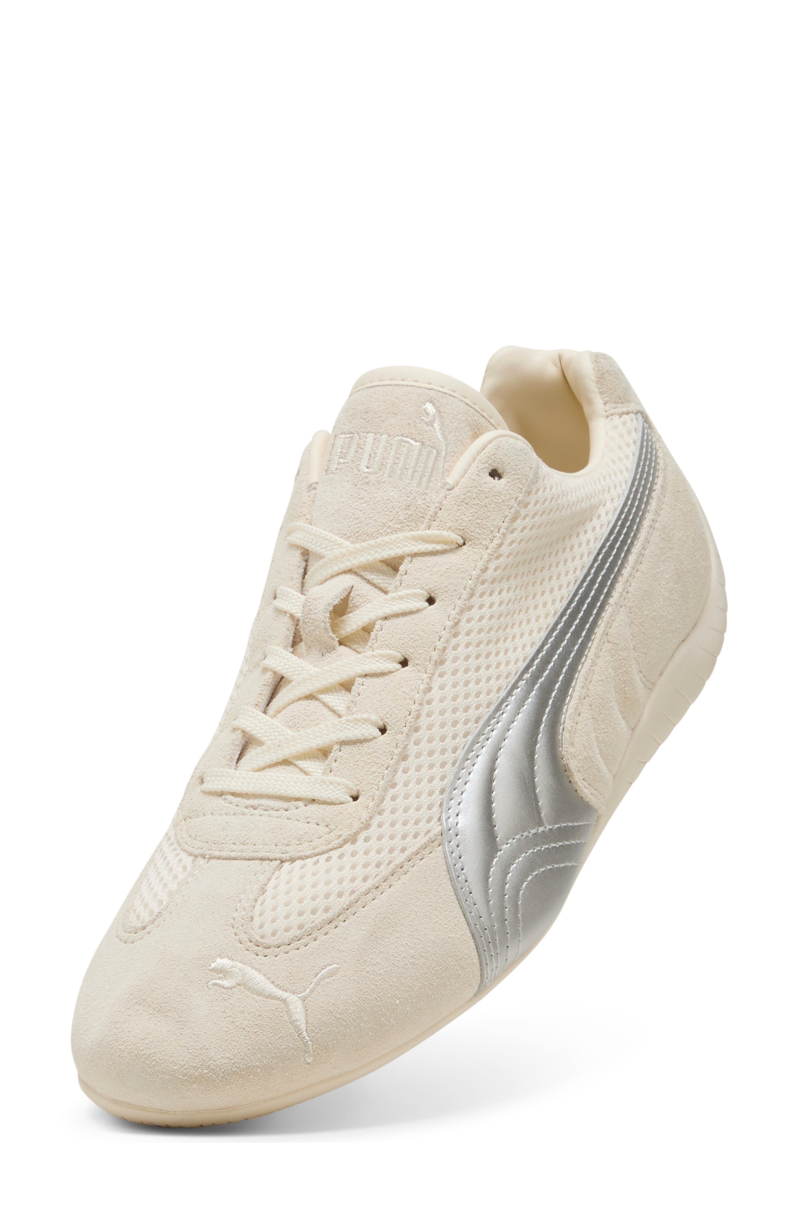 PUMA Speedcat Premium Sneaker in Frosted Ivory-Matte Silver at Nordstrom - 5