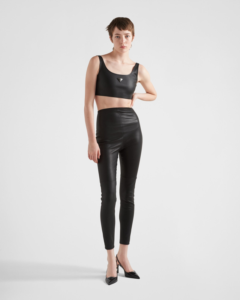 Prada Stretch nappa leather pants outlook