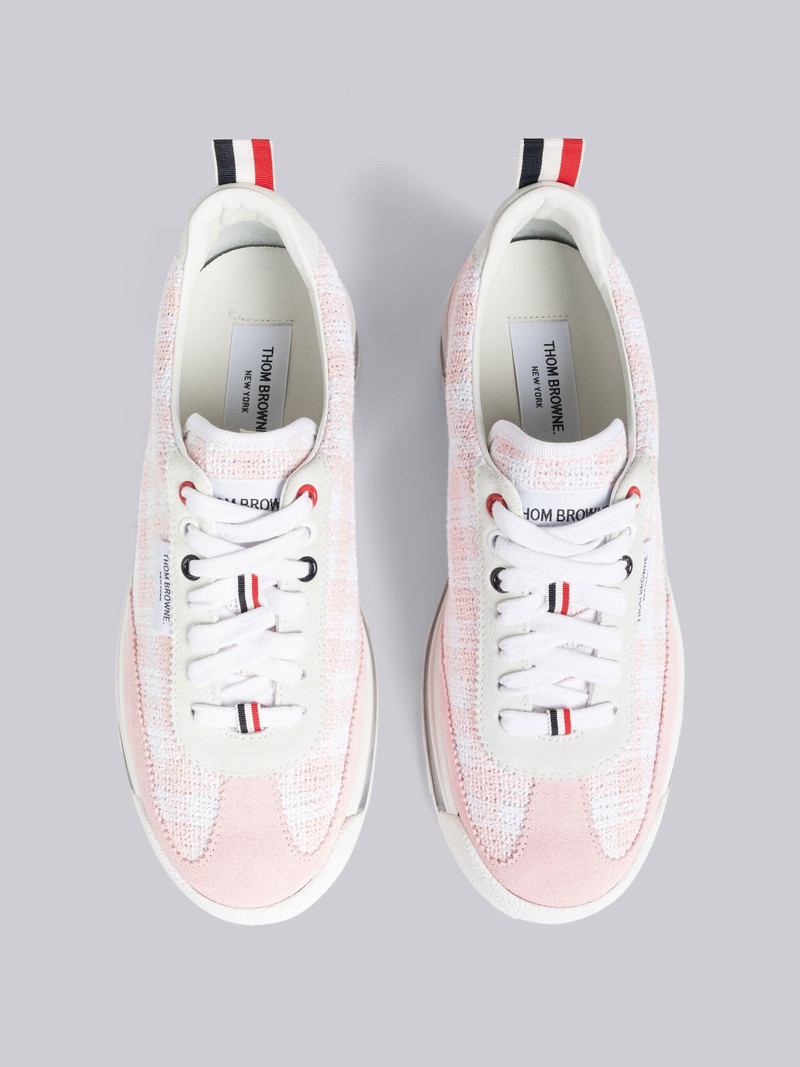 Gingham Boucle Clear Sole Tech Runner 4