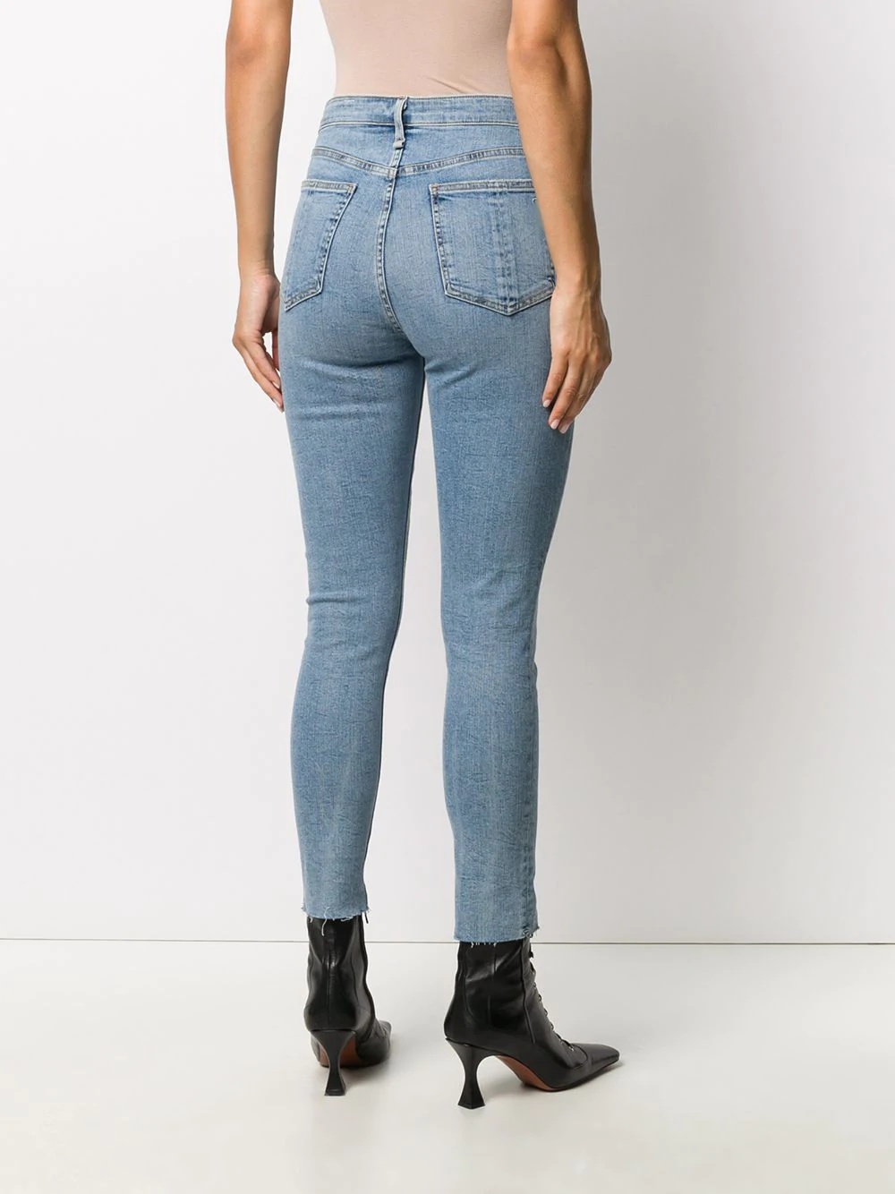 Nina high-rise ankle cigarette jeans - 4