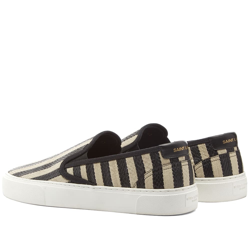 Saint Laurent Venice Slip On Scale Stripe Sneaker - 3