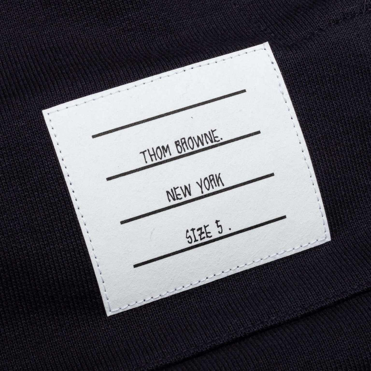 RELAXED FIT HOODIE PULLOVER W/ BRODERIE ANGLAISE FLOWER - NAVY - 4