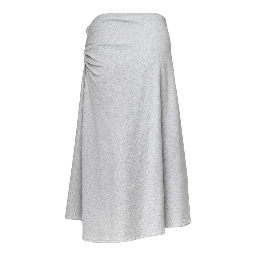 Drapped A-Line Skirt - 2