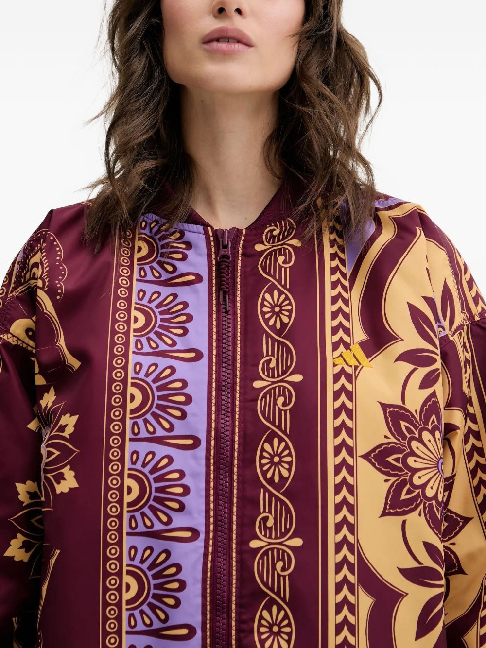 patterned bomber jacket - 4