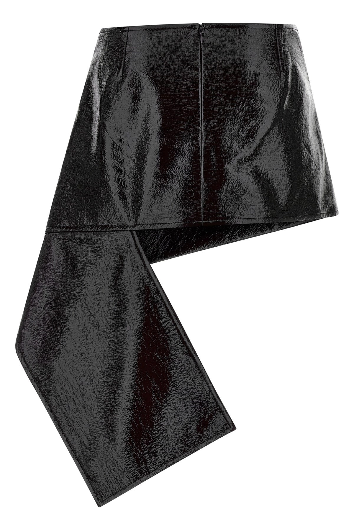 'Fold Vinyl Mini' skirt - 3