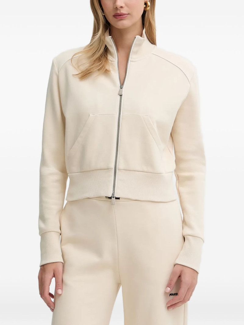 zip-up sweat jacket 1