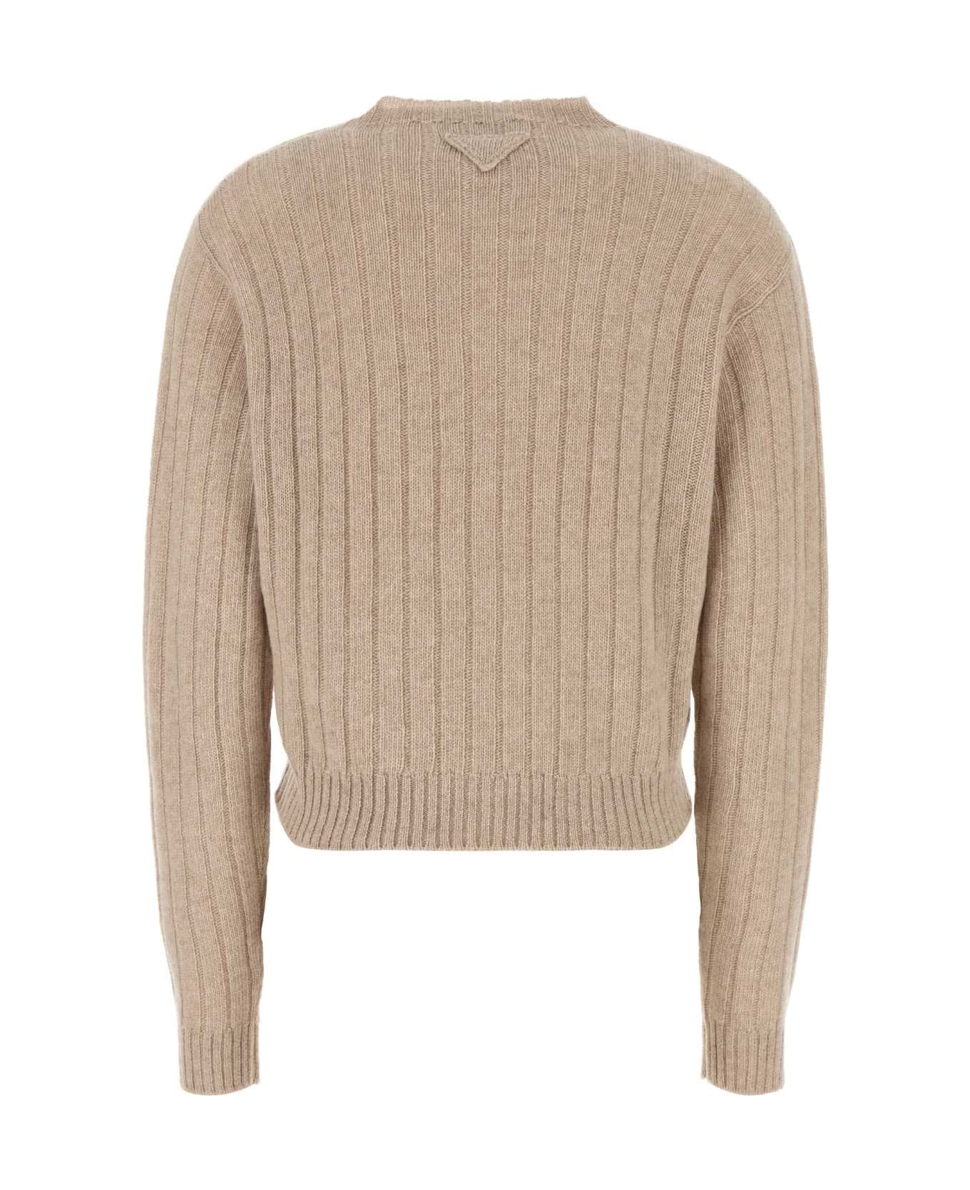 Sand Cashmere Sweater - 2