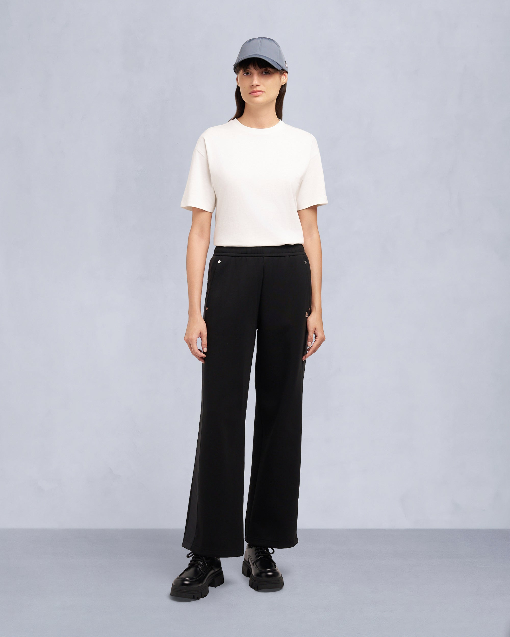 MIX MEDIA WIDE LEG PANT - 2
