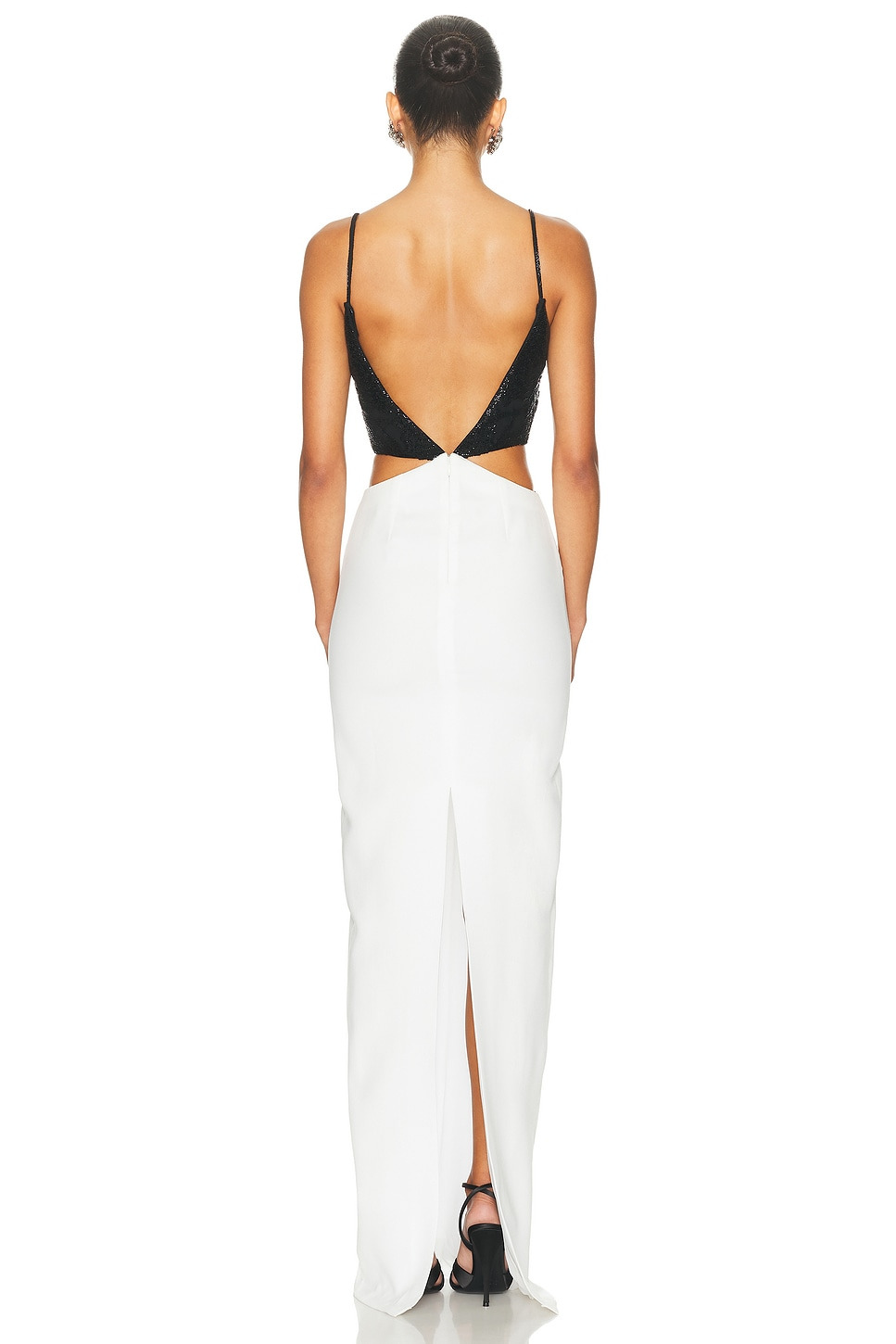 Cutout Embroidered Maxi Dress - 3
