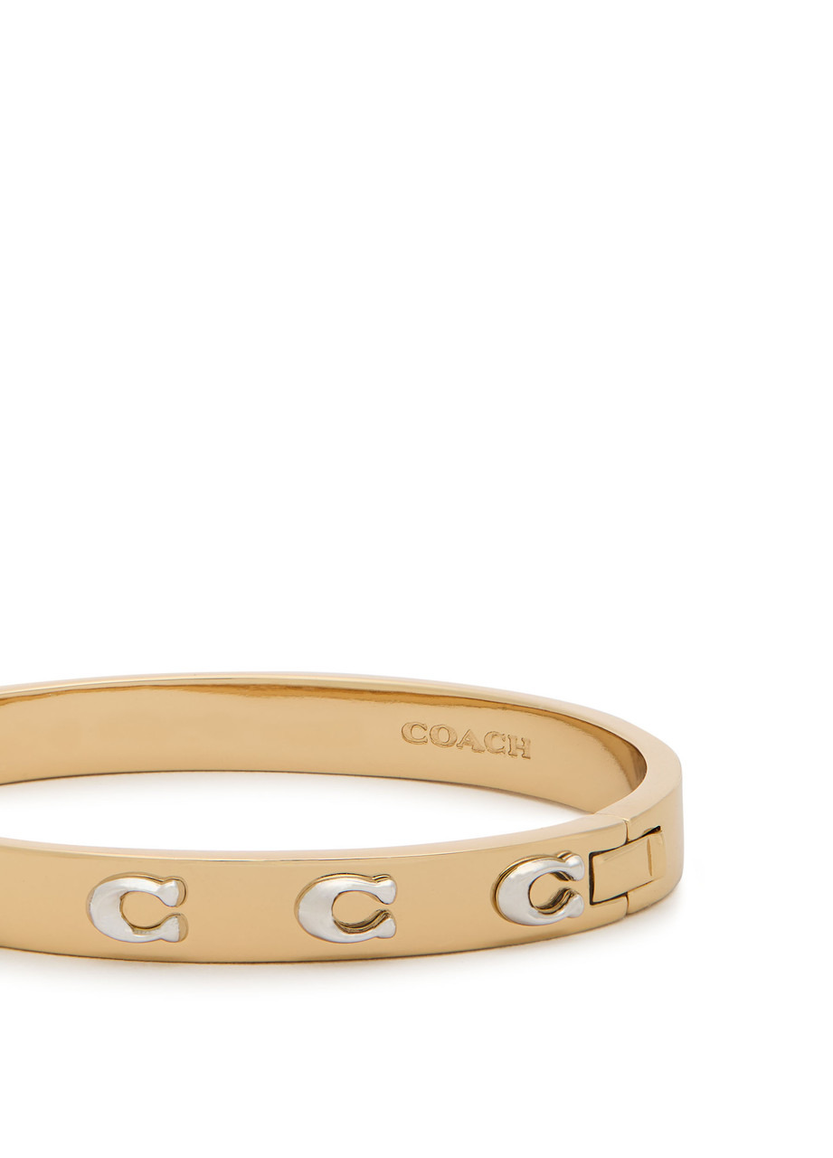 Coach Pegged Two-tone Bangle - 3