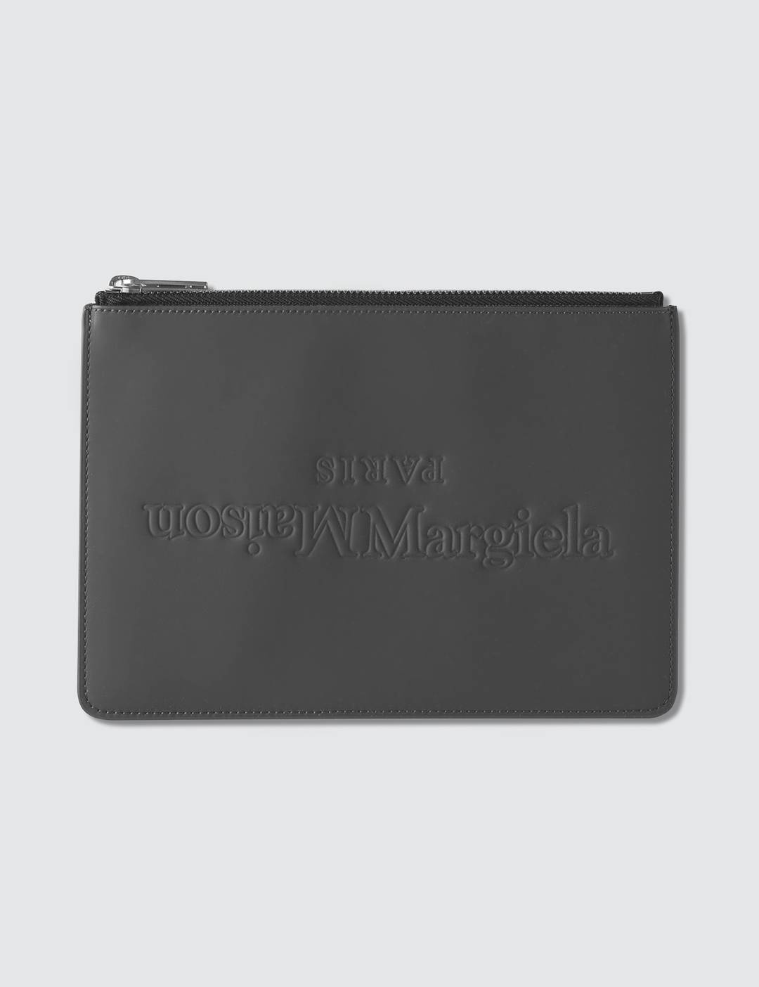 Rubber Leather Logo Pouch - 2