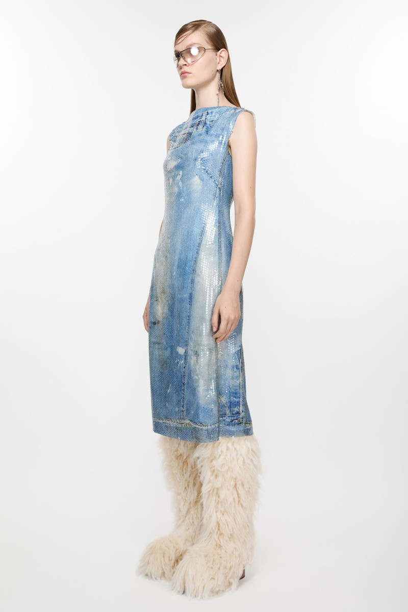 Acne Studios Furry clog boots - Off white outlook