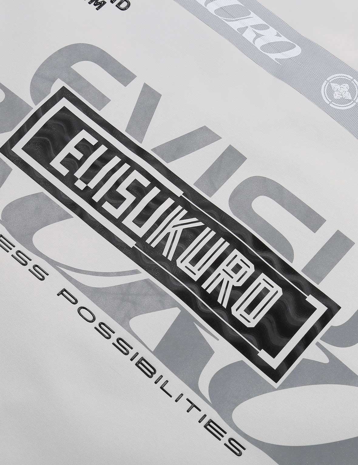 Logo Print Tape Seam Shell Jacket - 14