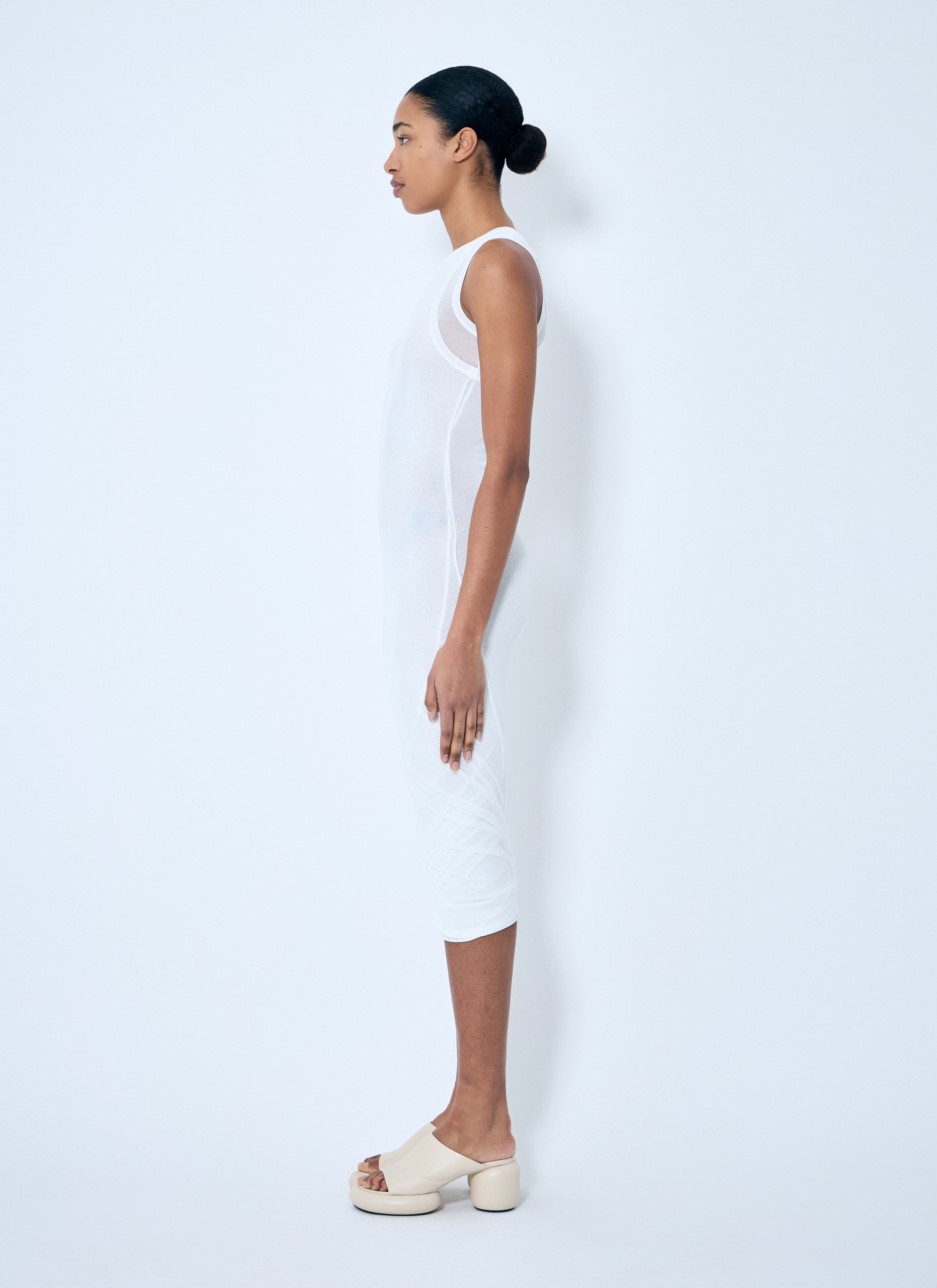 Jil Sander Women Layered Midi Dress - 3