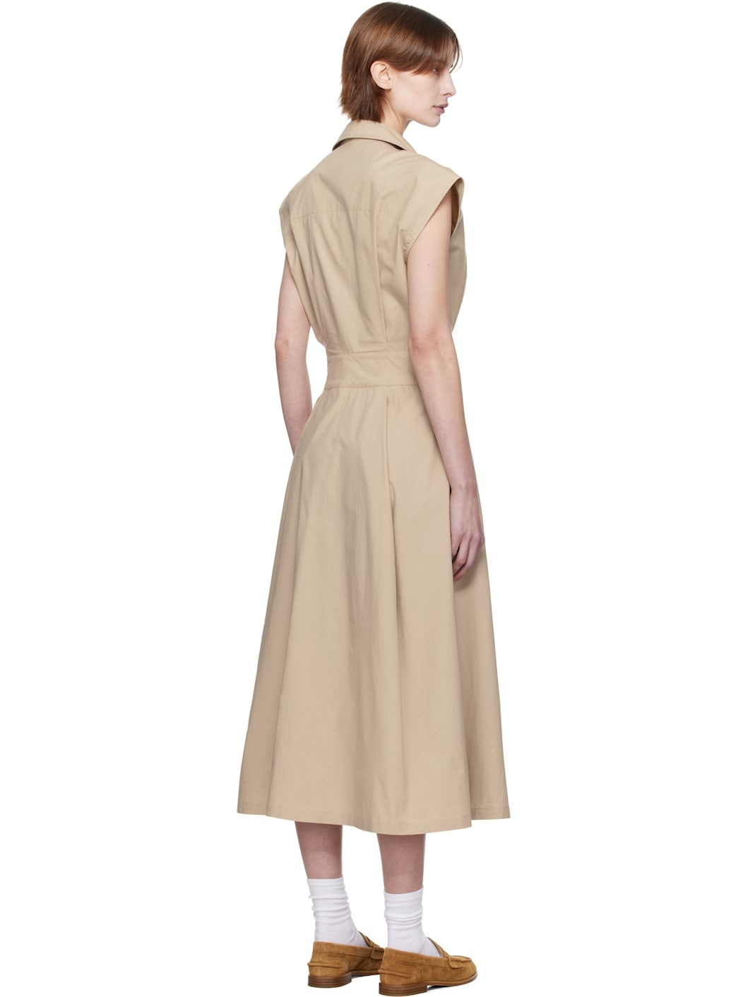 Beige Athena Midi Dress - 3