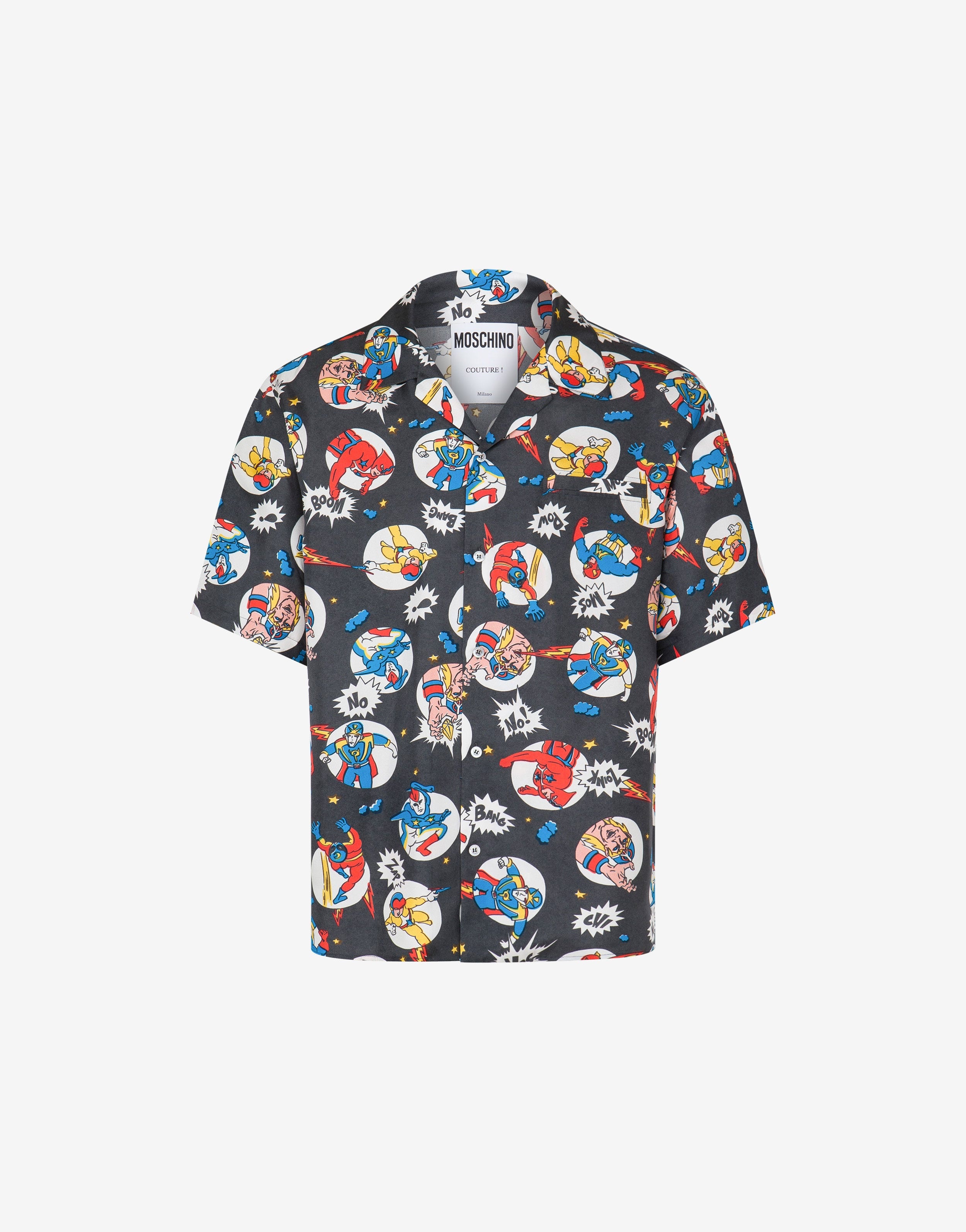 ALLOVER CARTOON TWILL SHIRT - 1