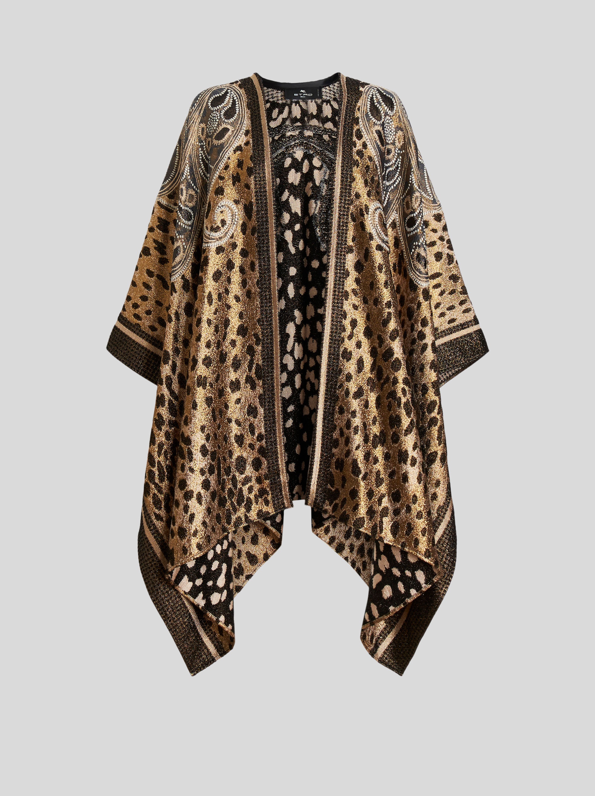 CHEETAH CAPE WITH BUTTERFLY DESIGN - 1