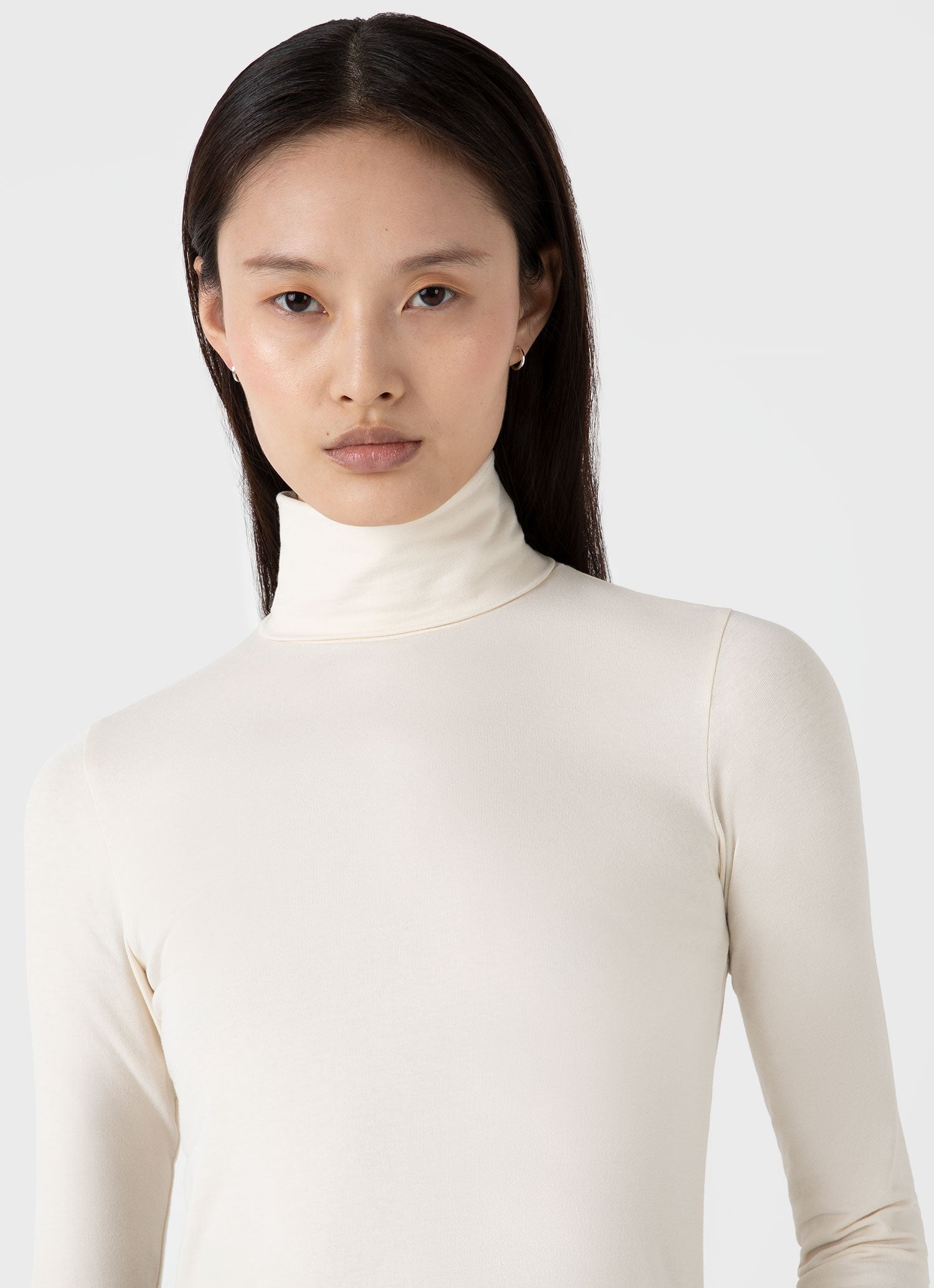 Long Sleeve Roll Neck Top - 4