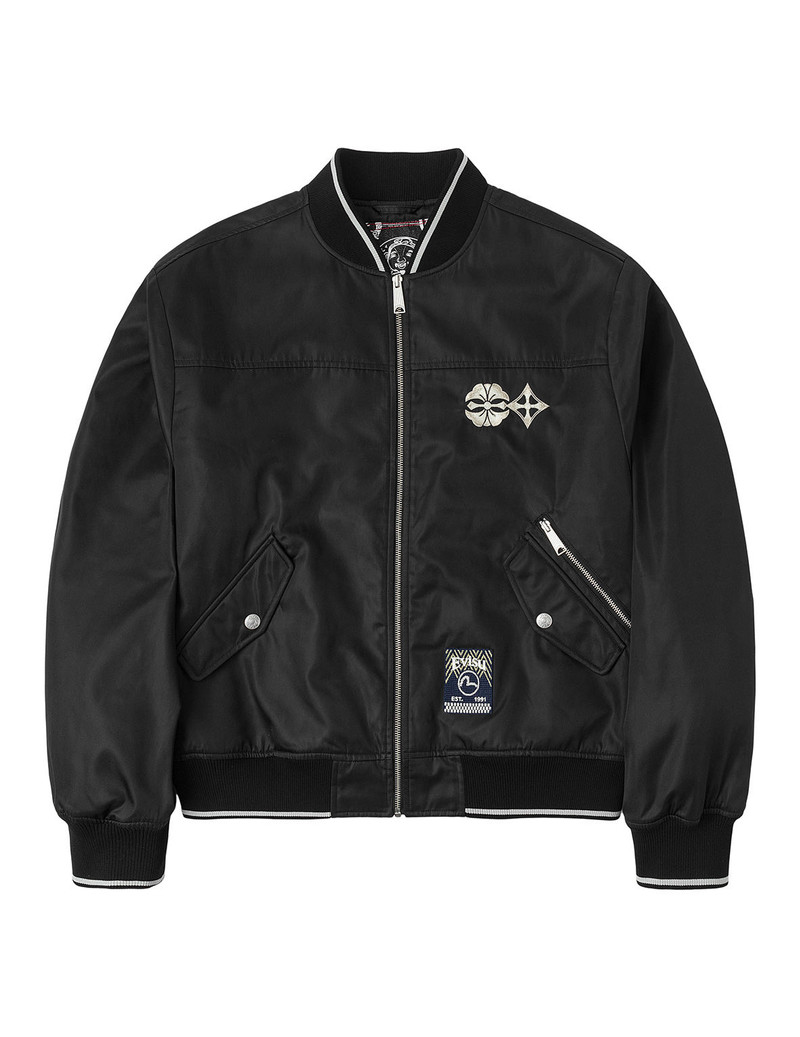 EVISU Crane inserted Daicock Relax Fit Bomber Jacket outlook