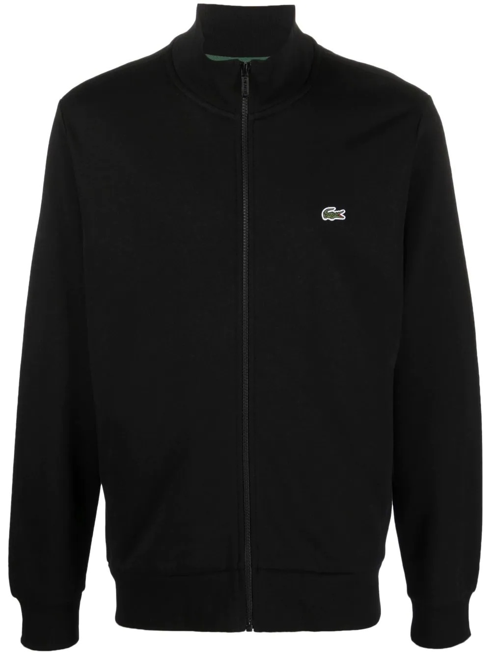 high-neck zip-fastening sweatshirt - 1