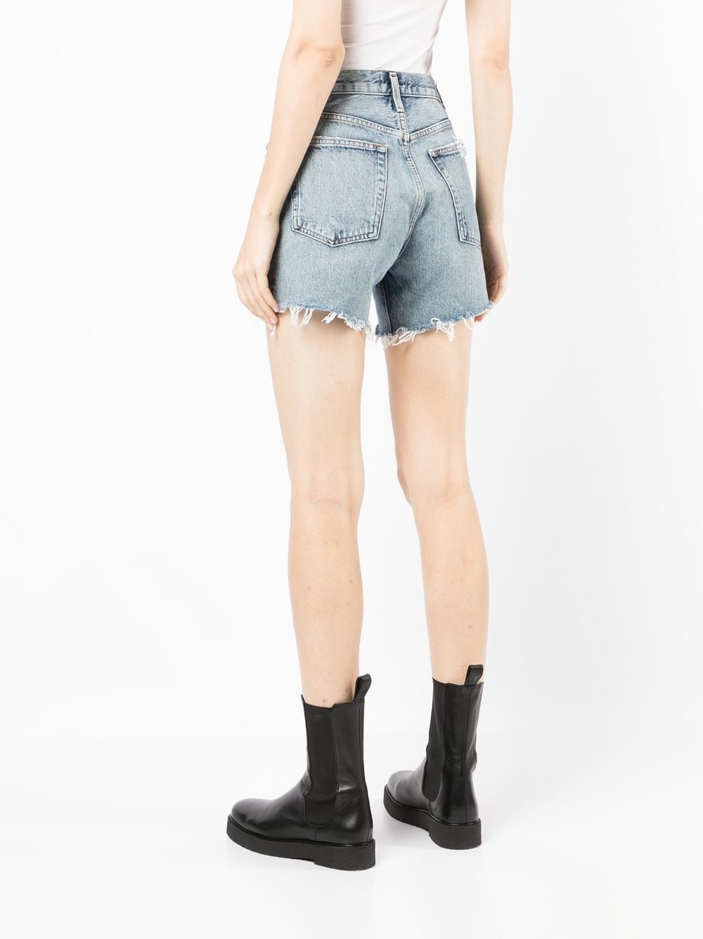 Riley cut-off denim shorts - 4