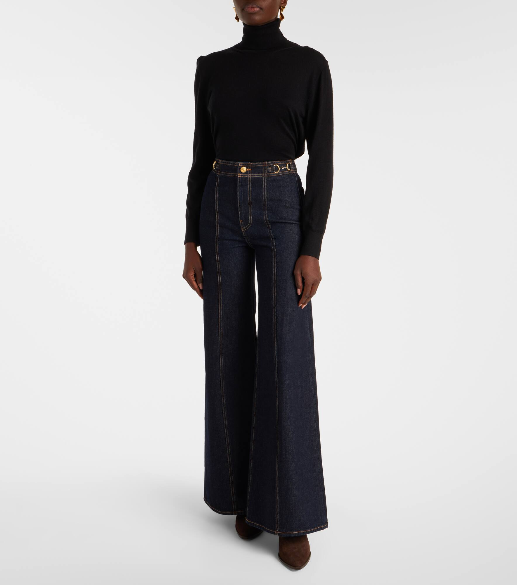 Delphine wide-leg jeans - 7