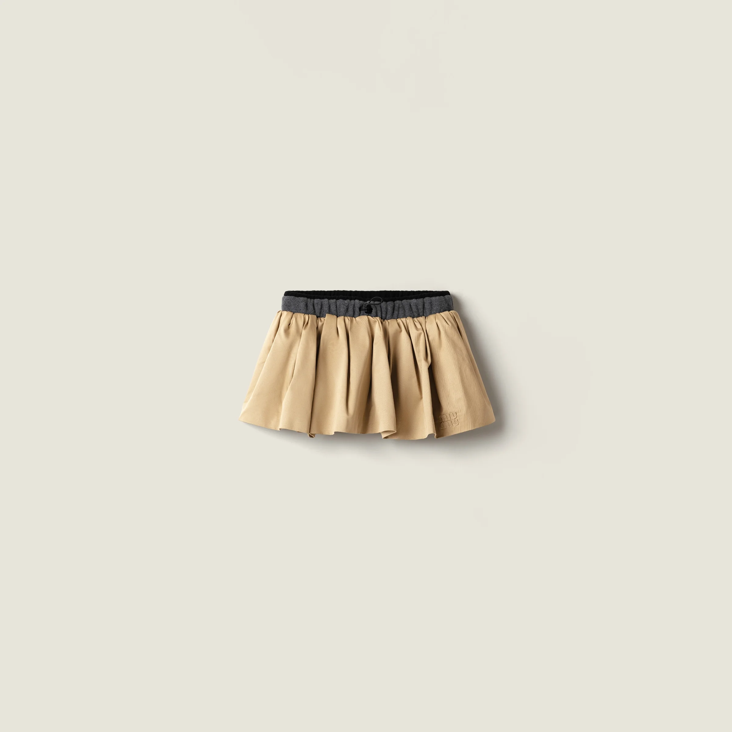 Chino miniskirt - 1