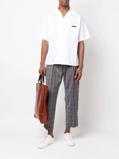 Paul Smith plaid-check pleat-detail trousers outlook