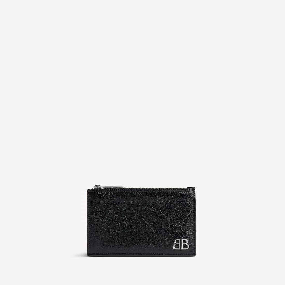 Men's Monaco Long Coin And Card Holder in Black - 1