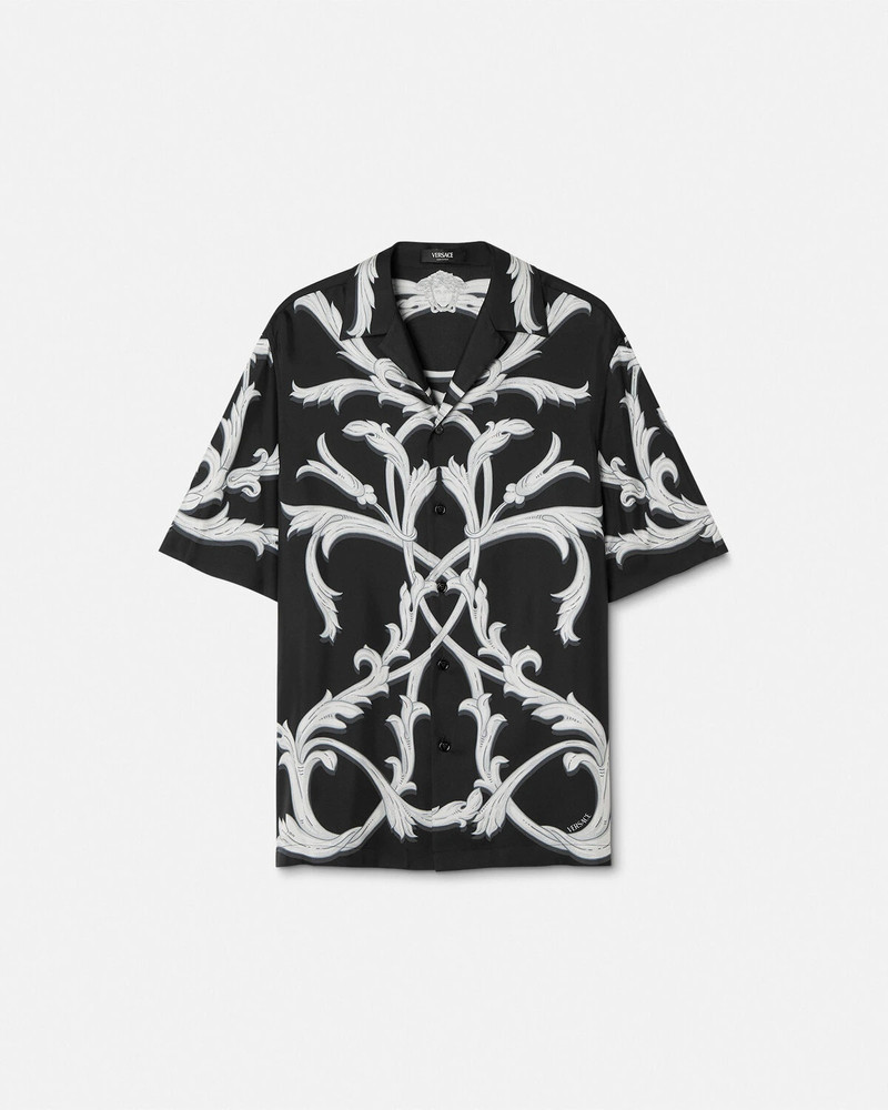 Acanthus Leaves Silk Shirt 1