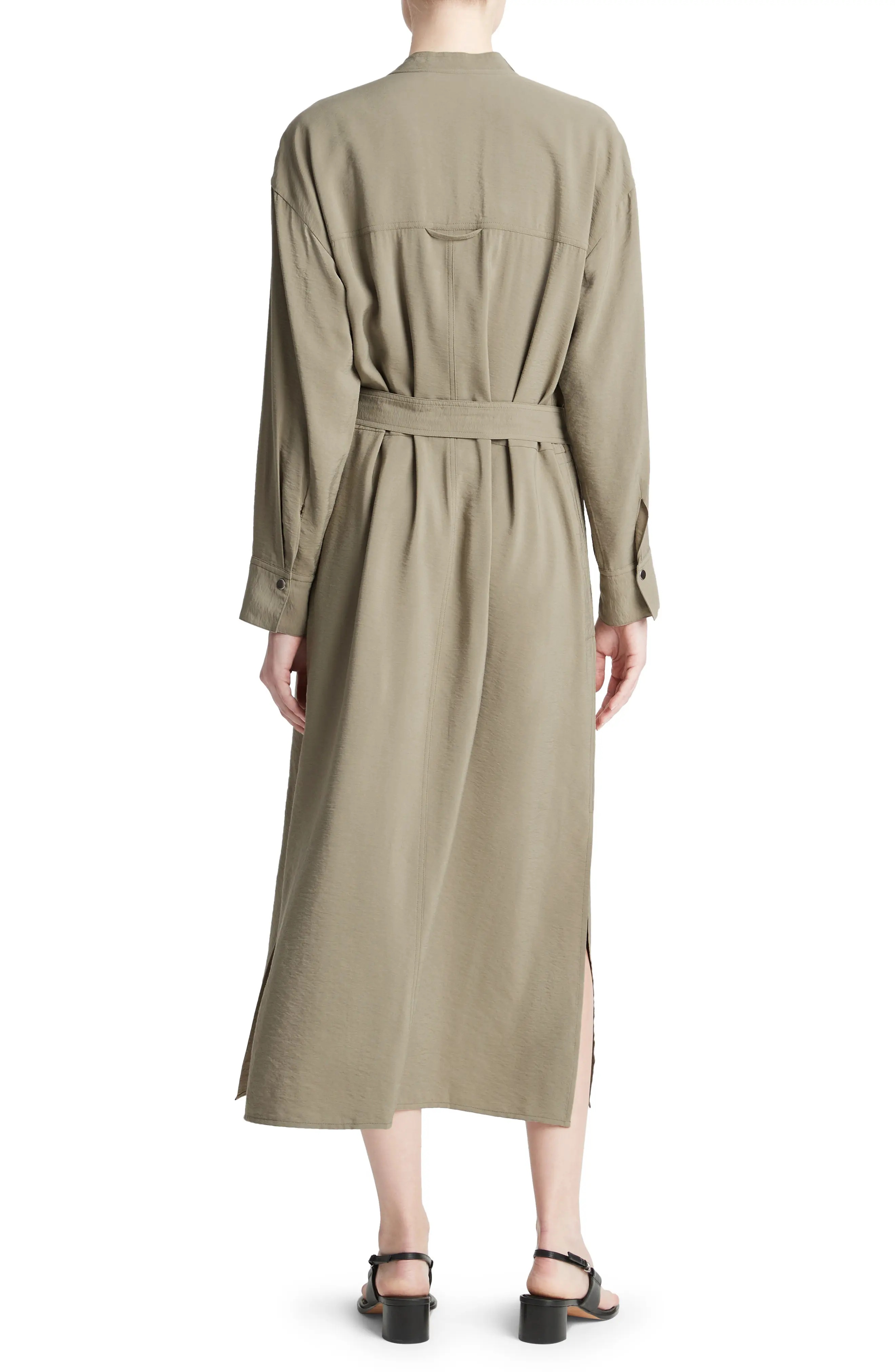 Long Sleeve Utility Shirtdress - 2