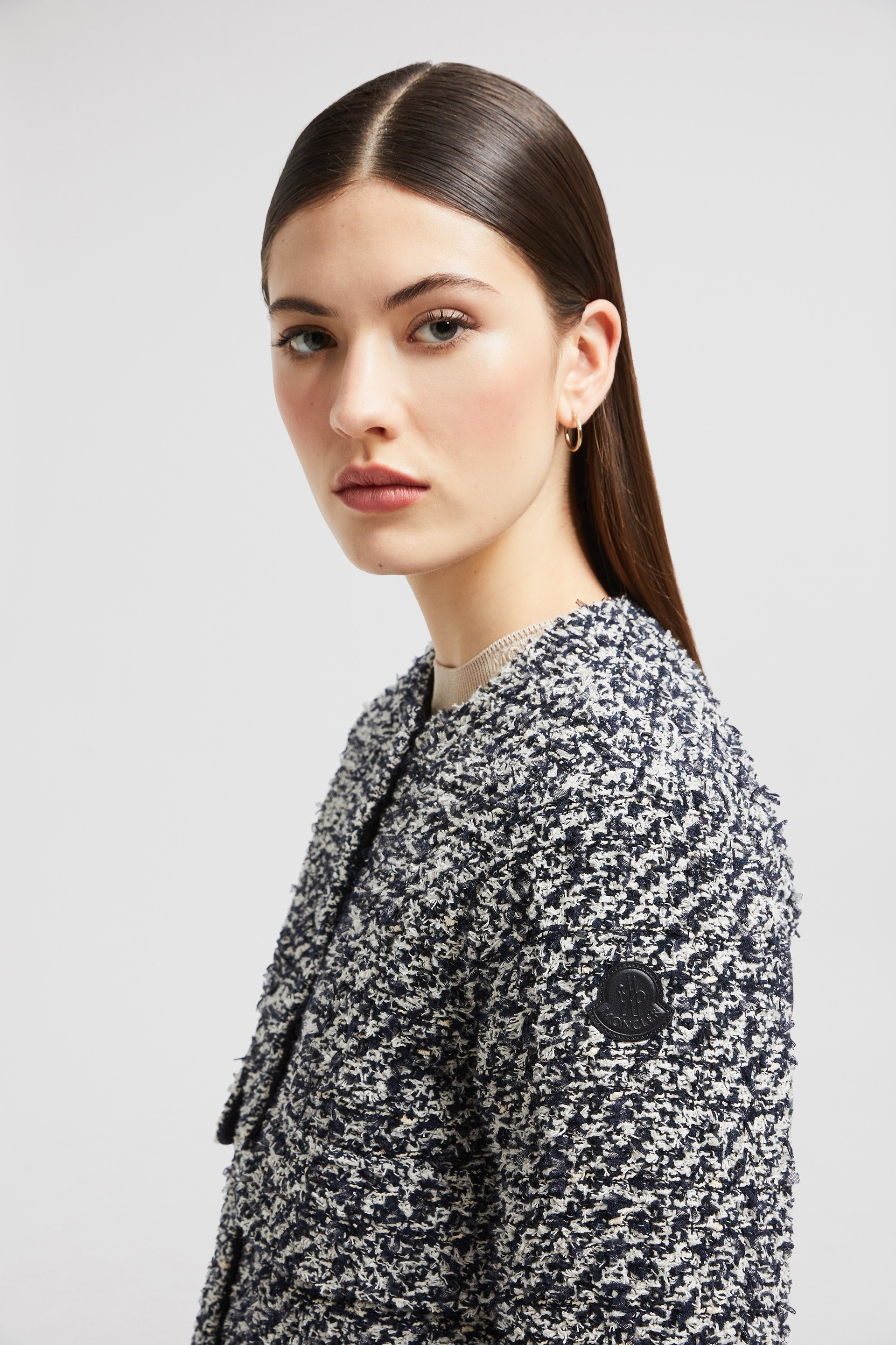 Dauphin Tweed Short Down Jacket - 4