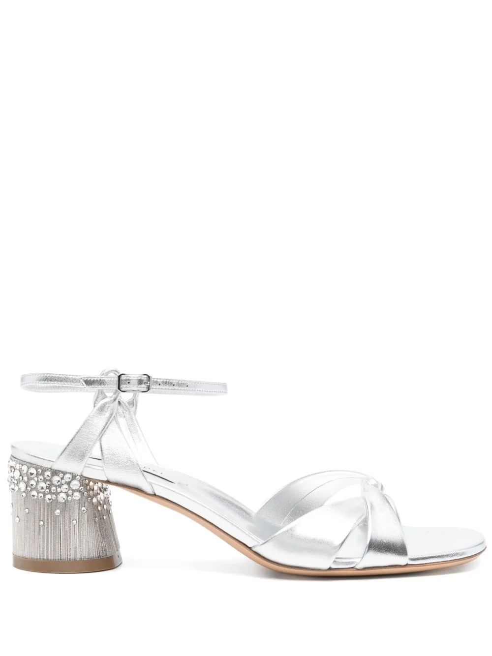 55mm crystal-embellished sandals - 1
