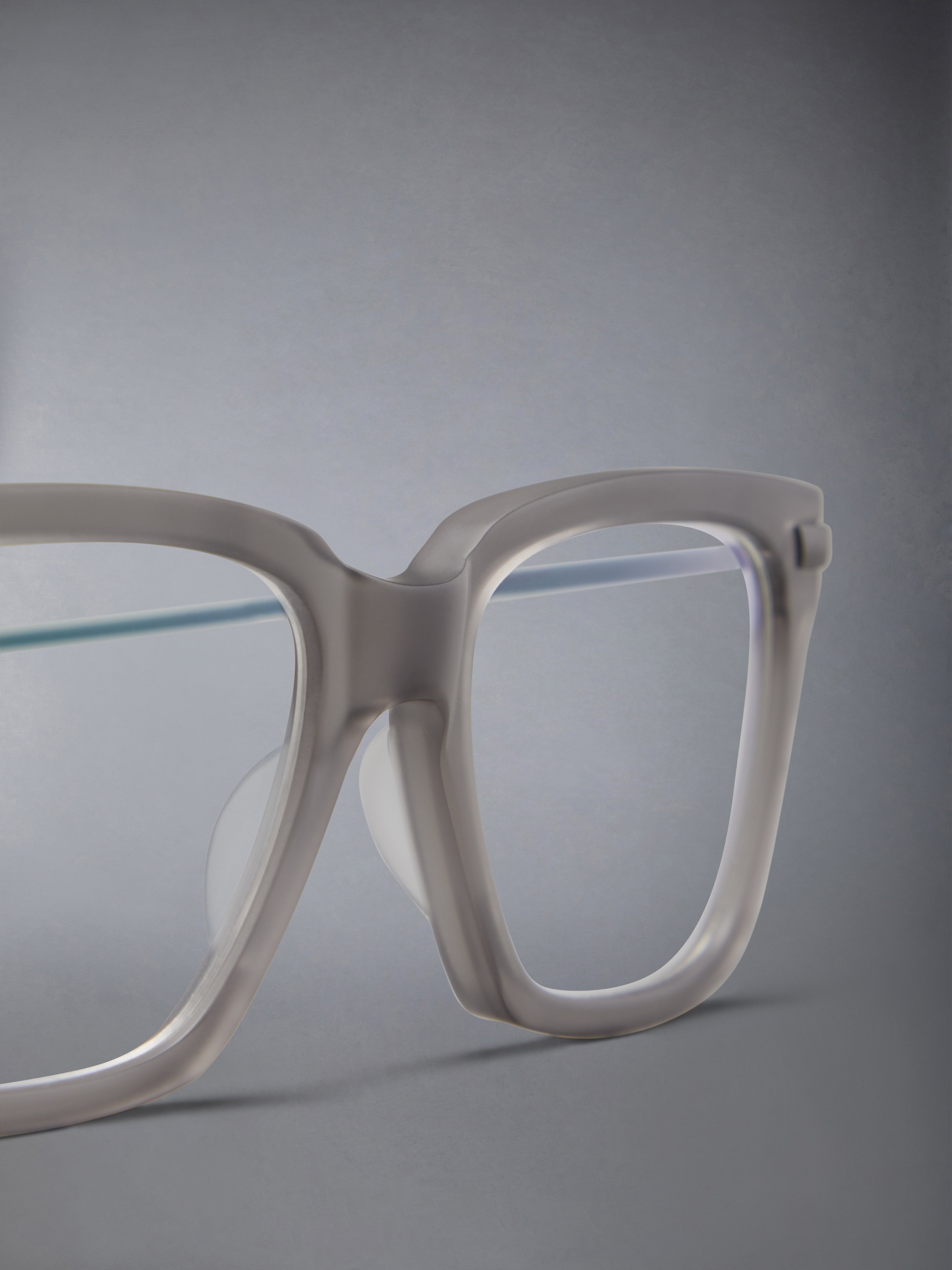 Acetate And Titanium Rectangular Eyeglasses - 7