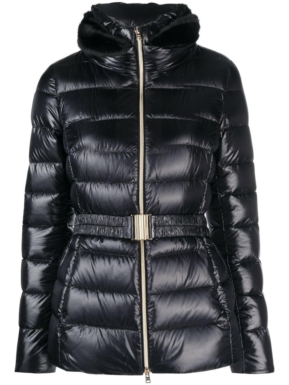 Claudia belted puffer jacket - 1