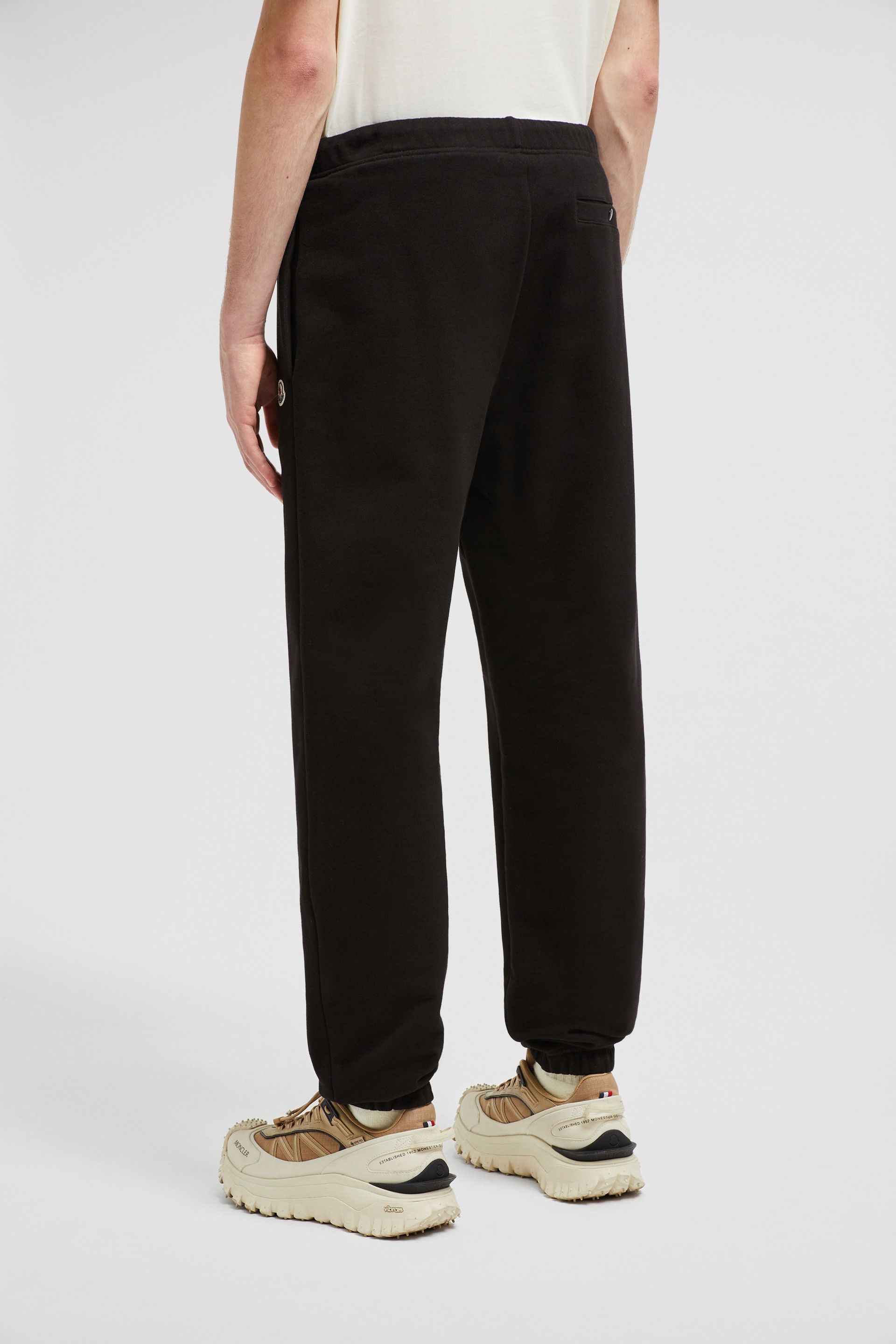 Logo Patch Cotton Sweatpants - 5