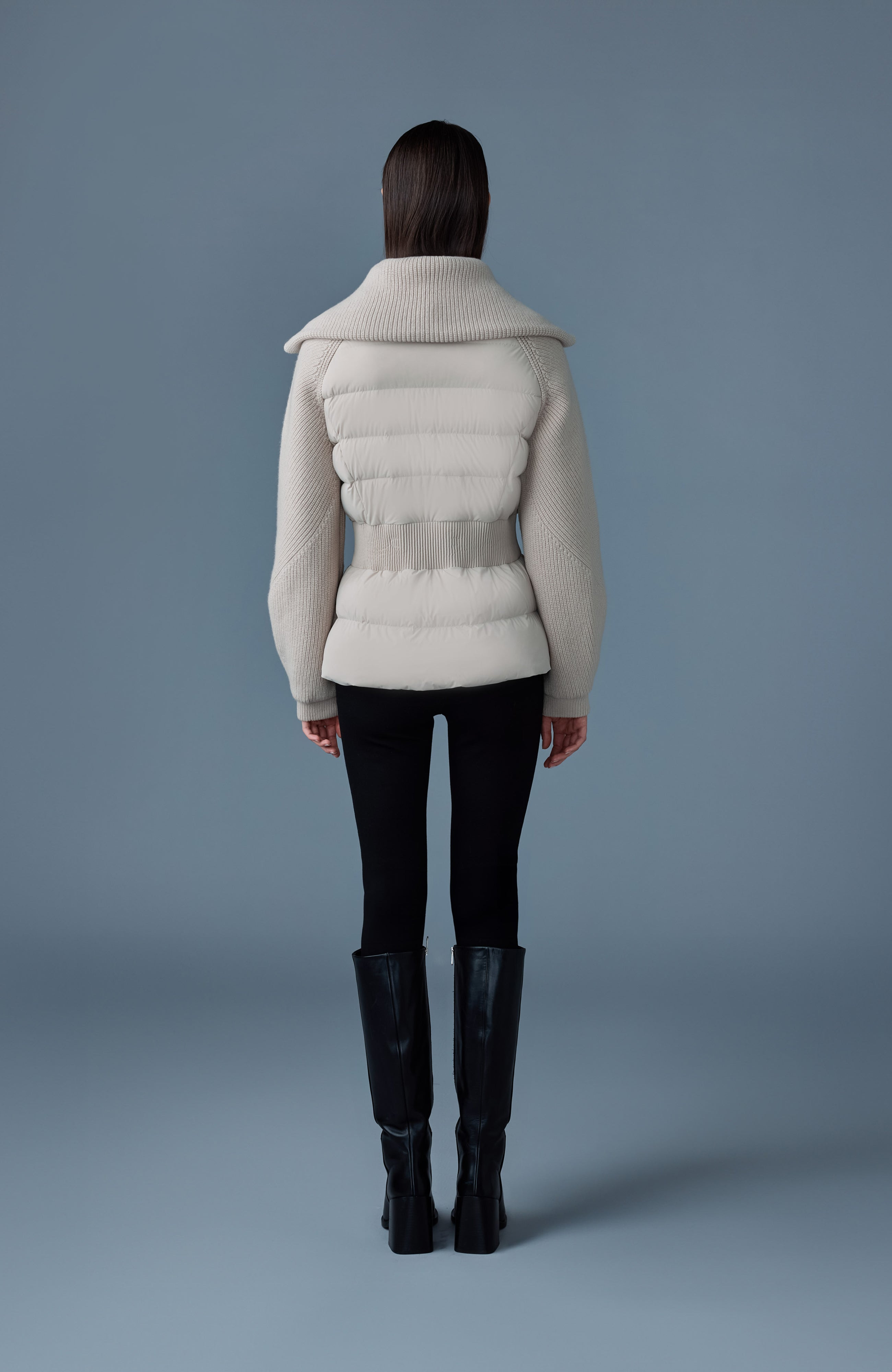 FOXY Light down mixed media jacket - 5
