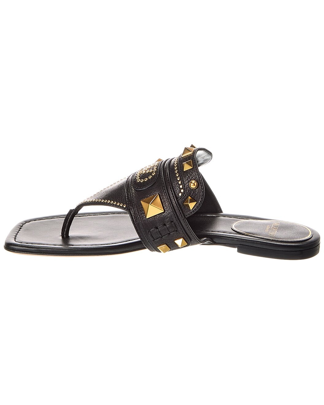 Valentino VLogo Rockstud Leather Sandal - 2